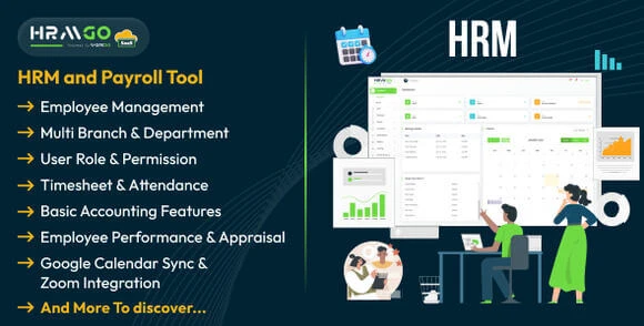 HRMGo SaaS – Smart HR & Payroll Management Software for Modern Businesses V7.5